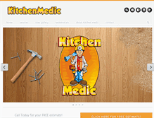 Tablet Screenshot of kitchen-medic.com